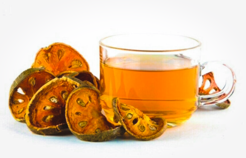 Bael Tea – Natural Herbal Tea for Gastritis & Digestive Relief  Vilvam Tea  Beli Tea (40 Teabags)
